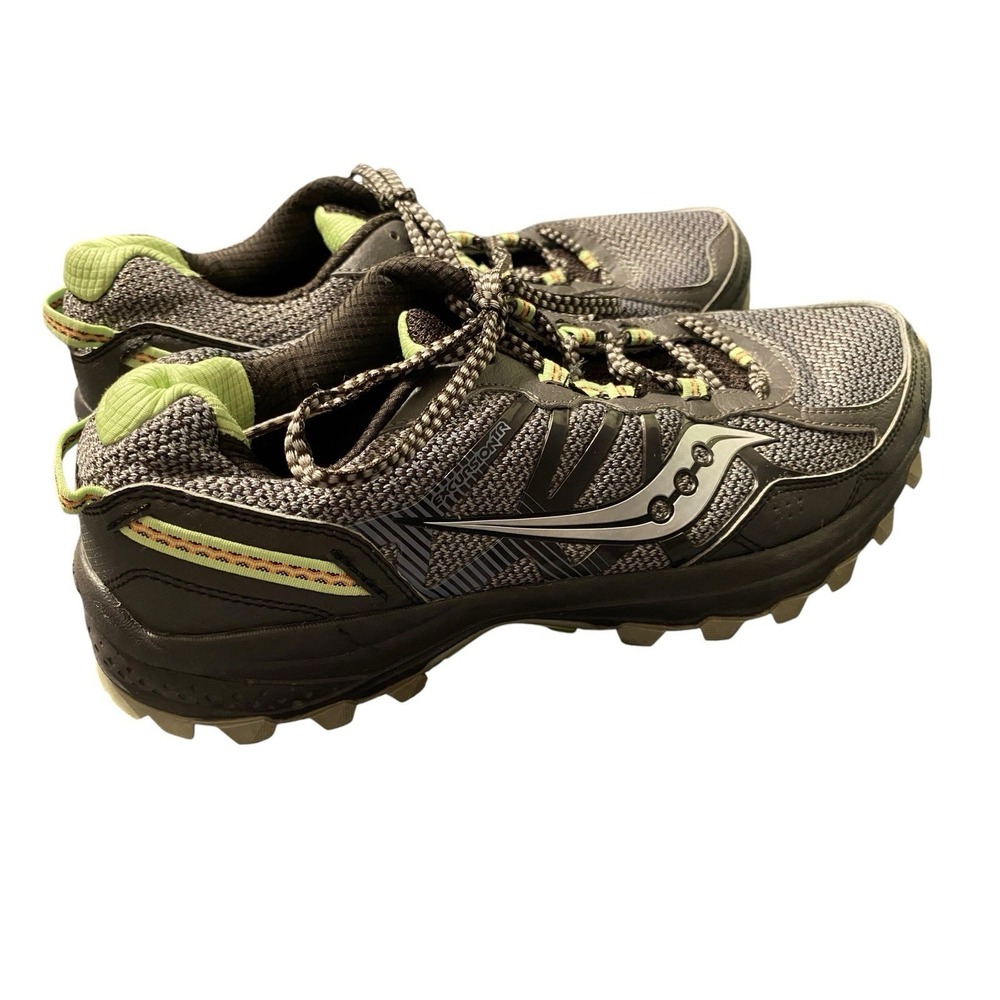 Saucony Excursion TR11 Women's Trail Running Shoes Gray Green S10392-8 Size 9.5